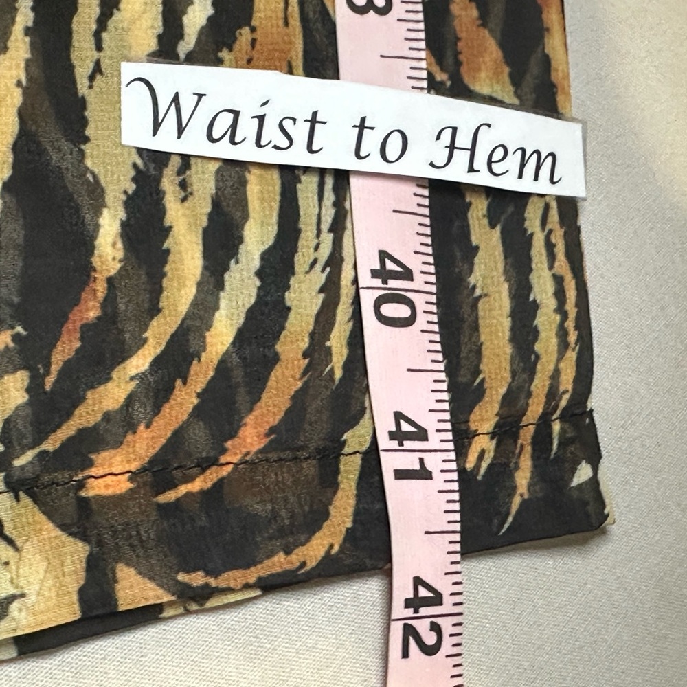 NWT SIZE M/L DOTTO LUXURY RESORT WEAR Zebra Print Pantsuit - Black and Tan - Picture 8 of 11